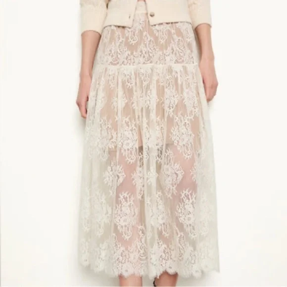 NWOT DÔEN Sebastiane Skirt in Sea Salt - Picture 9 of 12